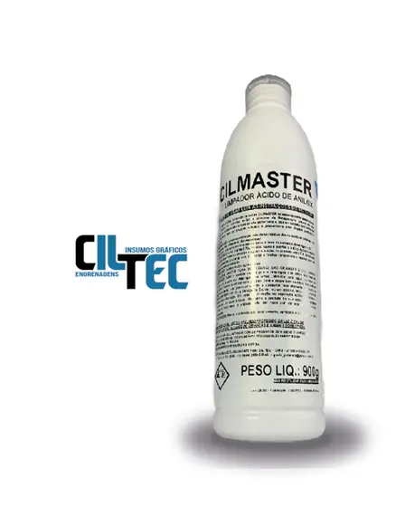Cilmaster - produto acido para limpeza de anilox