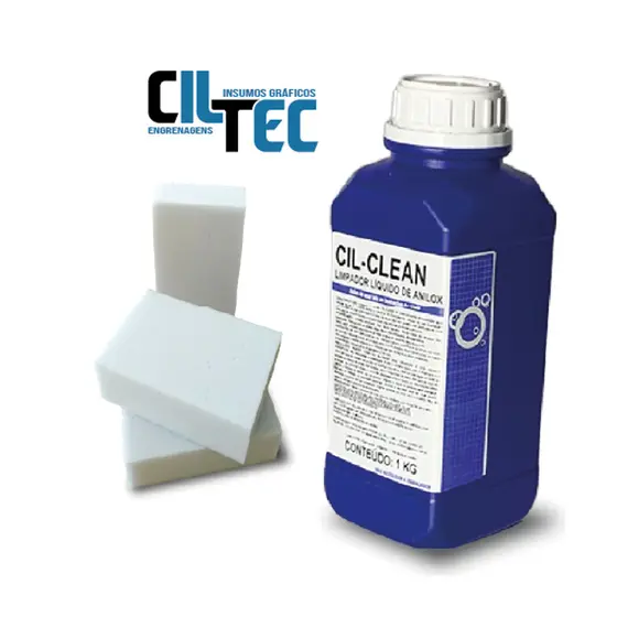 cilclean produto para limpeza anilox ceramico