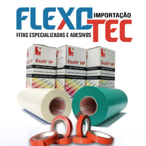 Fita Dupla Face Acolchoada Scapa Italiana para Montagem de Clichês Flexográficos – Espessura 0,50