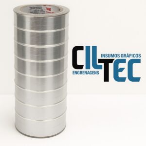 Fita de Alumínio 3M 419 – 25mm x 30m para Embalagens Industriais e Vedação Técnica – Venda pac com 9 UN