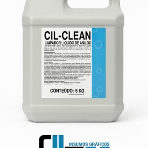 CILCLEAN – Limpador de Anilox e Cilindros de Rotogravura à Base de Água – Com 5KG