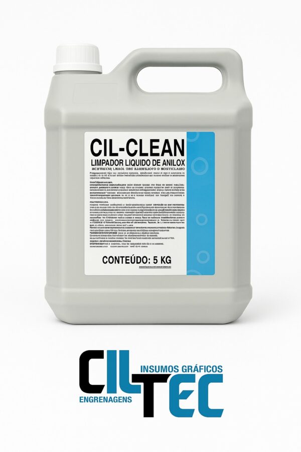 CILCLEAN – Limpador de Anilox e Cilindros de Rotogravura à Base de Água - Com 5KG