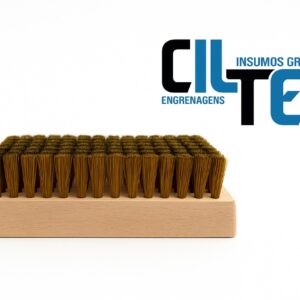 Escova de Latão para Limpeza de Cilindros Anilox Mecânicos e Cilindros Cromados